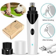 Load image into Gallery viewer, Grooming Painless Pet's Nail Grinder | USB Rechargeable Nail Trimmer