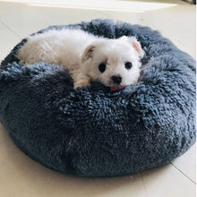 Load image into Gallery viewer, Comfy Warm Plush Round Bed | Pet Beds For Dogs/Cats