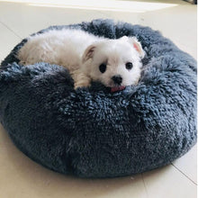 Load image into Gallery viewer, Comfy Warm Plush Round Bed | Pet Beds For Dogs/Cats