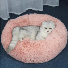 Load image into Gallery viewer, Comfy Warm Plush Round Bed | Pet Beds For Dogs/Cats