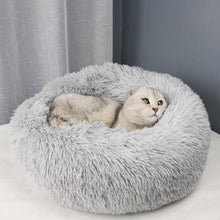 Load image into Gallery viewer, Comfy Warm Plush Round Bed | Pet Beds For Dogs/Cats