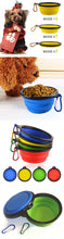 Load image into Gallery viewer, Silicone Folding Travel Pet Bowl