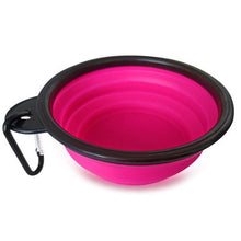 Load image into Gallery viewer, Silicone Folding Travel Pet Bowl