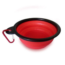 Load image into Gallery viewer, Silicone Folding Travel Pet Bowl