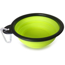 Load image into Gallery viewer, Silicone Folding Travel Pet Bowl