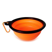 Load image into Gallery viewer, Silicone Folding Travel Pet Bowl