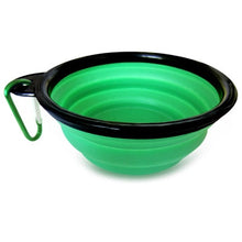 Load image into Gallery viewer, Silicone Folding Travel Pet Bowl