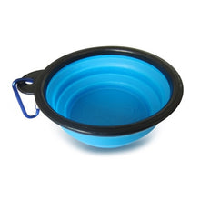 Load image into Gallery viewer, Silicone Folding Travel Pet Bowl